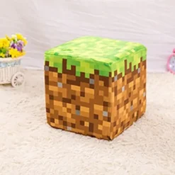 Minecraft Plys Creeper Sort Steve Fælde Boks Pude Dukke Fanget Kiste Blok Pude 20*20*20