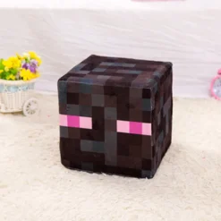 Minecraft Plys Creeper Sort Steve Fælde Boks Pude Dukke Fanget Kiste Blok Pude 20*20*20