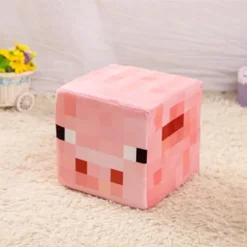 Minecraft Plys Creeper Sort Steve Fælde Boks Pude Dukke Fanget Kiste Blok Pude 20*20*20