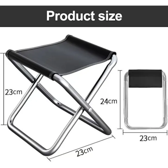 Mini Sammenklappelig Camping Skammel, Bærbar Sammenklappelig Skammel, Sammenklappelige Camping Skamler, Bærbart Camping Sæde, Foldbar Camping Skammel, Udendørs Sammenklappelig Skammel, Mini Foldi | Fyndiq