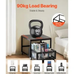 Mini-køleskabsstøtte - DUOKU - YNS-04 - Kapacitet 40 kg - Dimensioner 500x500 mm - Vægt 9 kg
