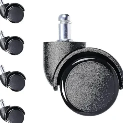 10mm stammehjul gummihjul til stol udskiftning Tw