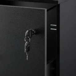 Mobilt arkivskab med lås og hængemapper