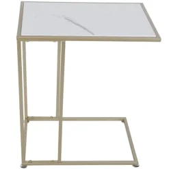 Moderne Åben Type Sidebord C Form Bord Kaffe Te Bord til Soveværelse Stue Kontor Dekoration