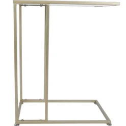 Moderne Åben Type Sidebord C Form Bord Kaffe Te Bord til Soveværelse Stue Kontor Dekoration