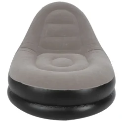 Moderne oppustelig sammenklappelig hvilestol sofa stol med fodskammel til stue balkon have
