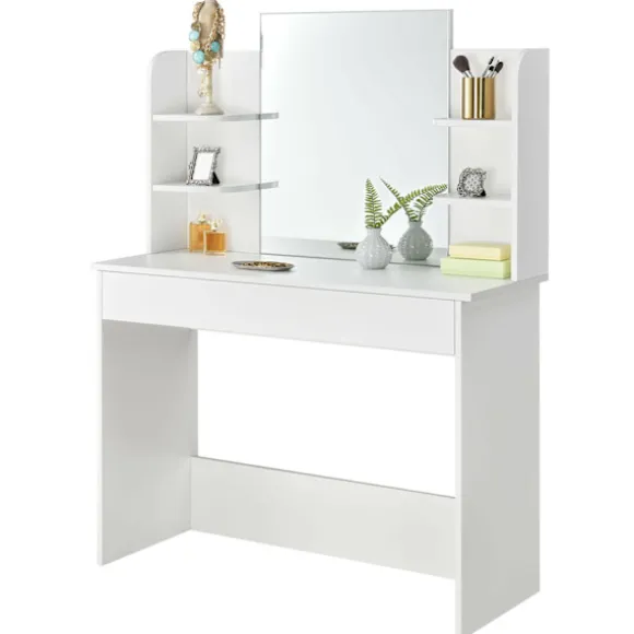 Moderne toiletbord store spejlhylder ModernHome