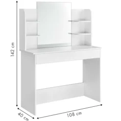 Moderne toiletbord store spejlhylder ModernHome