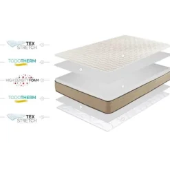 Moonia Madras Fibre Todotherm 90 x 190 cm - Bamboo Care