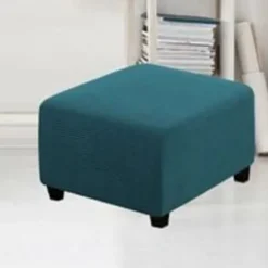 (mørkeblå) Stretch Slipcovers, Square Spandex Fabric Slipcovers