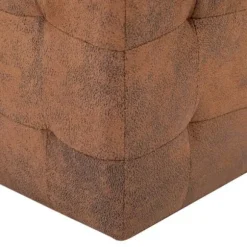 Nattabeller - Maison Exclusive - 2 stk - Syntetisk ruskind - 30x30x30 cm - Brun brun