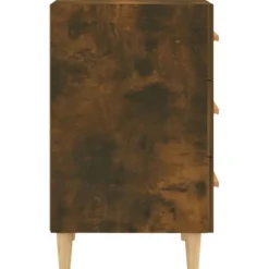 Natteskab - Eksklusivt Hus - Røget Eg - 3 skuffer - Ingeniørtræ 40x40x66 cm Røget eg