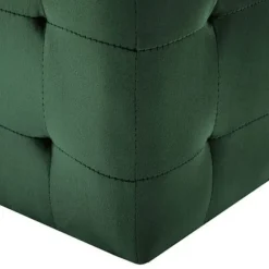 Nattieborde - Maison Exclusive - 2 stk - Grøn - Velourstof - 30x30x30 cm Grøn