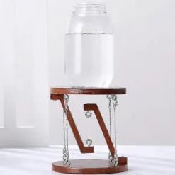 Ny Anti-Gravity DIY Tensegrity Flydende Bord Model Legetøj (1 Styk) - Lysebrun