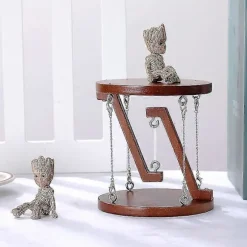 Ny Anti-Gravity DIY Tensegrity Flydende Bord Model Legetøj (1 Styk) - Lysebrun