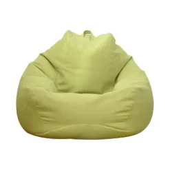 Nyt design ekstra store sækkestole Sofa Cover indendørs La Lounger kompatibilitet med Voksne Børn HotHøj kvalitetsrabat 100 x 120cm~Khaki