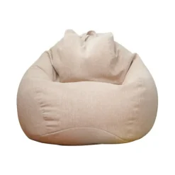 Nyt design ekstra store sækkestole Sofabetræk Indendørs Lazy Lounger til voksne børn Hotsale! Khaki Khaki 90 * 110cm