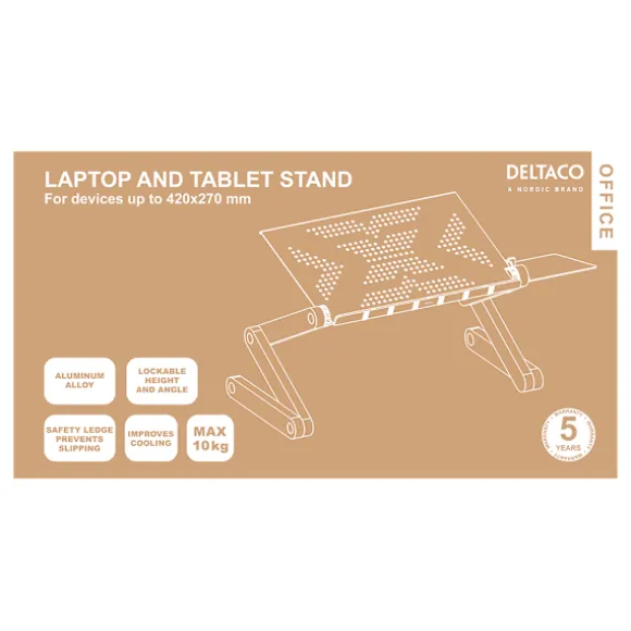 OFFICE Portable height adjust laptop desk tiltable desktop