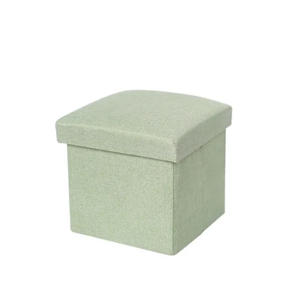 Opbevaringsboks Opbevaringsskammel GRÅ 30*30*30 CM Grey 30*30*30 cm