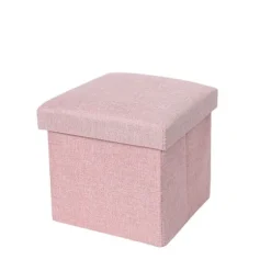 Opbevaringsboks Opbevaringsskammel PINK 38*38*38 CM Pink 38*38*38 cm