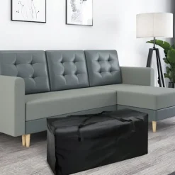 Opbevaringspose til hynder - Vandtæt, robust stofpose til hynder 122 x 40 x 55 cm