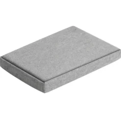 Opbevaringspuf grå 54 l sammenklappelig 60x30x30 cm vandafvisende