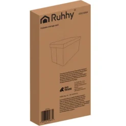 Opbevaringspuf velour grå 54 l 60x30x30 cm foldbar 80 kg