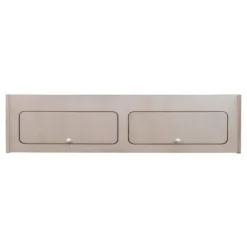 Opbevaringsskab - MDF - 120 cm x 30 cm x 30 cm - 2 døre - Soft Close - Sikker kastanj