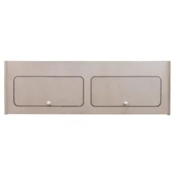 Opbevaringsskab - MDF - 80cm x 25cm x 25cm - 2 Døre - Bløde Hængsler - Sikker kastanj