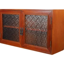 Opbevaringsskabe til stue Bordplade Opbevaringsskab Træ Organizer Rektangulær Form Brun 45.00X25.00X14.00CM Organisation 1 stk-Perfet