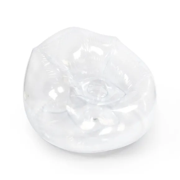 Oppustelig Flerfarvet Sofastol, Transparent Loungesofa, Transportable Møbler til Campingtur, Fest, Børneværelse, Spillerum, Stue