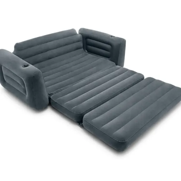 Oppustelig sofa 2-i-1 udfoldelig lænestol Intex 66552