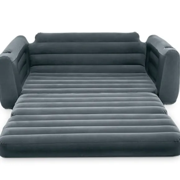 Oppustelig sofa 2-i-1 udfoldelig lænestol Intex 66552
