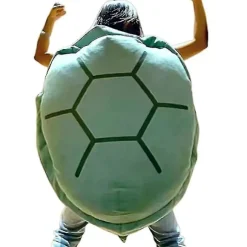 Otwoo Wearable Turtle Shell Pude Voksen-gigantisk skildpadde kostume Funny Dress Up Vægtet Turtle Plys, stor Turtle Body Pude green*80cm