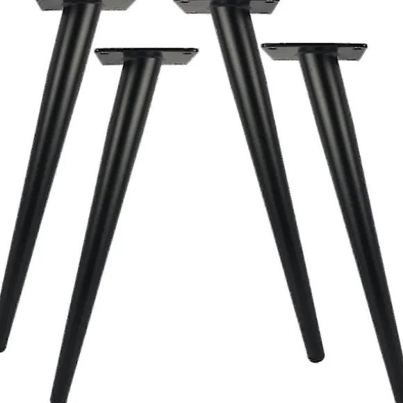 4-pak 30 cm lange metalbordben til moderne møbler kommode skab skrivebord stol skammel udskiftning møbelstøtteben 800 kg kapacitet