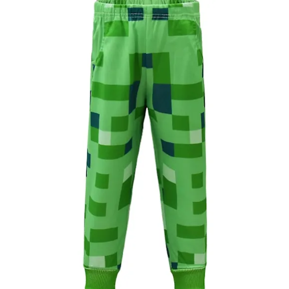 2-pak børnekostumer Minecraft til børn, langærmet trøje med hætte og bukser-FA- 120cm