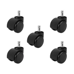 5-Pak Hjul til Kontorstol - 11 mm Black