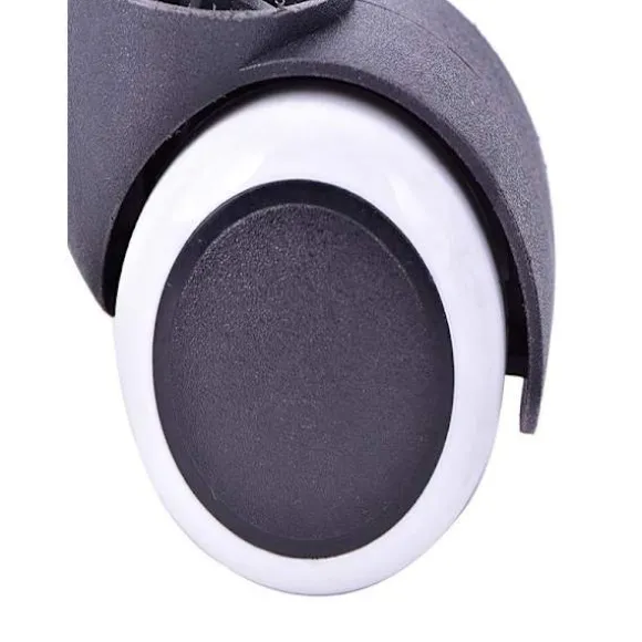 5-pak Hjul til Kontorstol - 11 mm Sort Black Svart