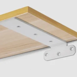 2-pak Hyldeknægte i metal 20 cm - Hvid