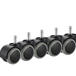 5-pak Kontorstol Hjul, Kompatible med IKEA Stole (10 mm x 22 mm) Kraftige [JUN]