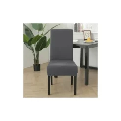 6-pak vaskbare universelle stretch stolebetræk i mikrofiber