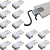 Pakke med 30 metal sofa fjederclips, fjederclips til møbler med 5 huller, reservedele til polstrede møbler, udskiftningsdele til sofa (LGL)