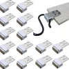 Pakke med 30 Metal Sofa Fjederclips, Fjederclips til Møbler med 5 Huller, Reservedele til Polstrede Møbler, Udskiftningsdele til Sofa