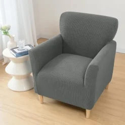 Pakke med 1 Stretch Lænestolsbetræk 1 Personers, Jacquard Klublænestolsbetræk Vaskbart Chesterfield Lænestolsbetræk Lænestolsbeskytter kompatibel med Stue T | Fyndiq