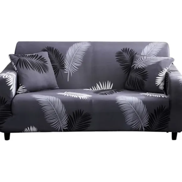 3-personers sofaovertræk med armlæn strækbart sofaovertræk elastisk sofa