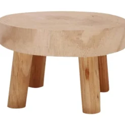 Planteholder i træ, mini-palle olieret planteholder—PA