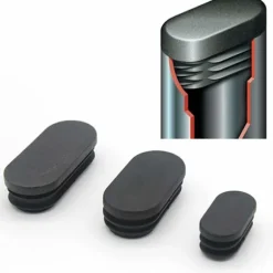 Plastikdupper til møbelfødder ovale dupper til stole plastikdupper til møbelfødder ovale dupper til trampolinstole 20 stk. (15x30mm)