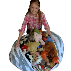 Plush Legetøjsbold Opbevaringspose Fodbold Basketball Baseball Rugby