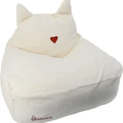 Pouf - DOMIVA - Honey Moon - Velouret - Blød og fluffy - Kattører