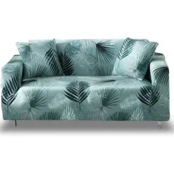 Printet Sofabetræk Strækbart Sofabetræk Mønstret Loveseat Betræk til 2 Personers Hyndesofa Love Seat Sæt (US-BX, 2 Personers/Loveseat)